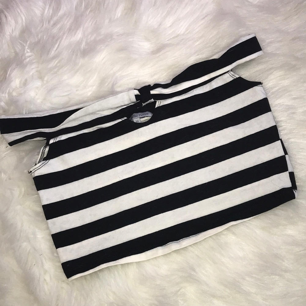 Charlotte Russe off the shoulder crop top
